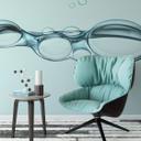Fototapet Bubbles - 288x260 cm
