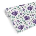 Tapet med mønster - akvarelblomster 02 - violet