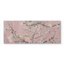 Tableau en verre van Gogh - Amandier en fleurs Rose - Panorama