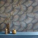 Guido Maria Kretschmer grafisk tapet Twill Fashion for Walls 5 blå