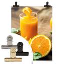 Póster Zumo de naranja natural