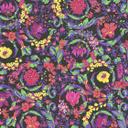 Versace tapet i farverigt og sort non-woven tapet med blomster design tapet Floral