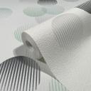 Tapet med prikker, non-woven tapet Novamur Yvi hvid