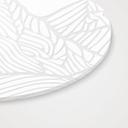 Akrylbillede, vinduesbillede til at hænge op Minimalistisk bjerglandskab - Rund