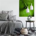 Poster autocollant - W - Feuille de Bananier