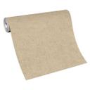 Non-woven tapet med betonmotiver, ensfarvet, beige