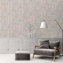 Non-woven tapet med naturinspiration i jordfarver - botanisk mønster i creme beige grå