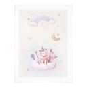 Póster tailandés - Gatito unicornio en la nube de azúcar