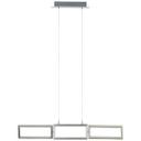 Pendelleuchte Sia, metallic, 150 x 80,5 cm, Metall Pendellampe, dimmbar
