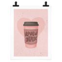 Póster Café - Eleonora - Love you a Latte