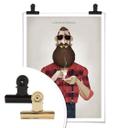 Póster Brown - Lumbersexual