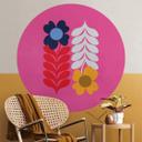 Wall Sticker Collett - Retro Flowers