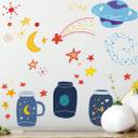 Muursticker set Galaxy in a Bottle