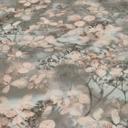 Papel pintado no tejido floral con hojas en verde
