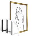 Póster Lineart - Curvas femeninas