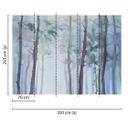 Non-woven tapet Designwalls i blå og grøn WatercoloursFores