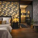 Elle Decoration Patroonbehang Zwart