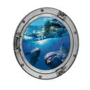 Wandcirkel 3D Optiek - Dolfijnen