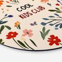 Billede Cool Kids Club Farverige blomster - Treechild - rund – print på aluminium (Alu-Dibond)