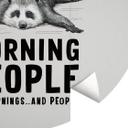 Tapet cirkel I hate morning people - Magnusson - vliesetapet/selvklæbende non-woven tapet