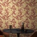 COSMOPOLITAN Jungle Ikke-vævet tapet bordeaux rød guld beige - moderne tapet med mønster