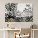 Lienzo Sir Edward - Paisaje con leopardos blanco y negro