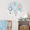Wallsticker Rundt Oliver Robins - Balloon Bonanza