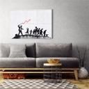 Canvasbillede, Banksy økonomisk politik