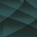3D tapet, geometrisk vægbeklædning Fashion for Walls 4 af Guido Maria Kretschmer turkis