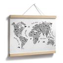 Póster mapamundi - La vuelta al mundo