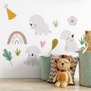 Sticker mural Set Bébé Tricératops