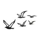 Decoración acrílica pájaros gaviotas (5 piezas)