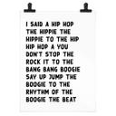 Poster I said a hip hop