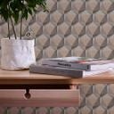 papel pintado 3D beige gris - papel pintado moderno no tejido geométrico 