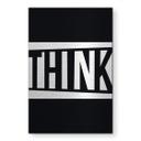 Geborsteld Alu-Dibond met goud-, zilver- & kopereffect - Modern Think statement