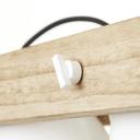 Pendelleuchte Maria, beige, 115 x 95 cm, Holz Pendelleuchte
