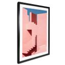 Póster Wride - La Muralla Roja - Arquitectura Rosa