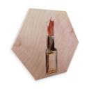 Hexagon Hout Kubistika - Lipstick