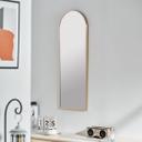 Wandspiegel gold gebogen - Glasgow - 30x90 cm