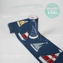 A.S. Création Lovely Kids Frise autocollante enfant - Bleu, Rouge