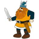 Muursticker Wickie de Viking - Halvar 2