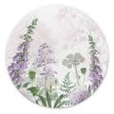 Tableau sur alu-Dibond rond Sir Edward - Digitale pourpre