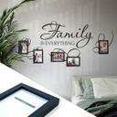 Wallsticker Family is everything inkl. 5 fotorammer
