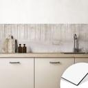 Keukenachterwand bos bij het meer in beige mist - Ms Tiff