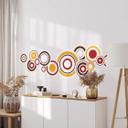 Wallsticker - Retro Bobler Orange