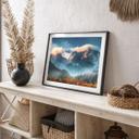 Póster Paisaje otoñal en la cima del Triglav en los Alpes Julianos