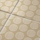 Azulejos Adhesivos Boho - Círculos capuchino - Lote de 12