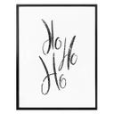 Plakat - Ho Ho Ho Handlettering