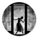 Tableau sur verre Wibisono - La danseuse - Rond
