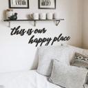 MDF - Decoración en madera Este es nuestro lugar feliz